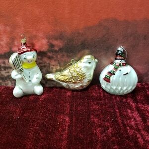 Vintage Blown Glass Ornaments